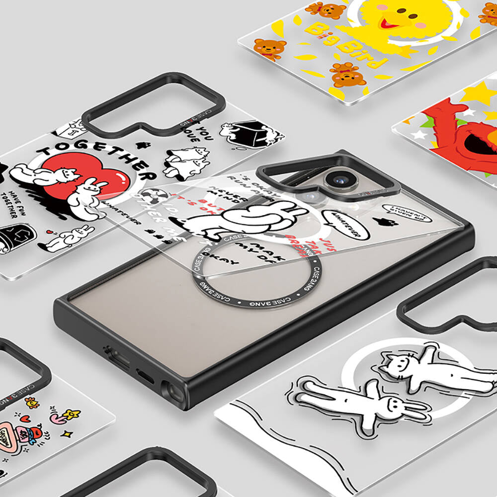 Casebang Body Frame Galaxy S24 M-safe Şarj Özellikli Kılıf Casebang Body Frame Galaxy S24 M-safe Şarj Özellikli Kılıf